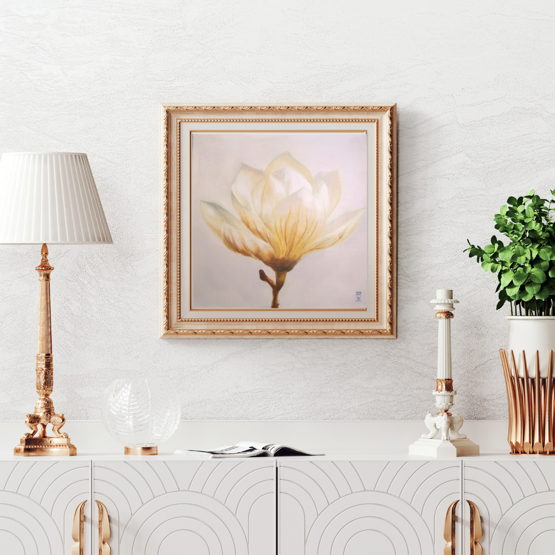 Magnolia Flower Art Print | Botanical Wall Art | Floral Fine Art Decor