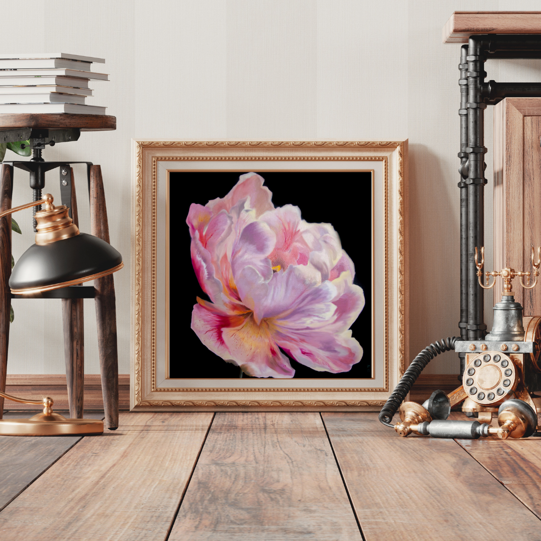 Peony Flower Art Print | Botanical Wall Art | Floral Fine Art Decor